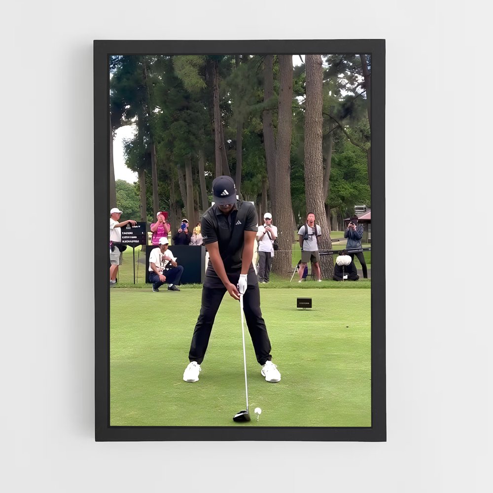 Poster Xander schauffele éternelle – affiche Golf (vue 2)